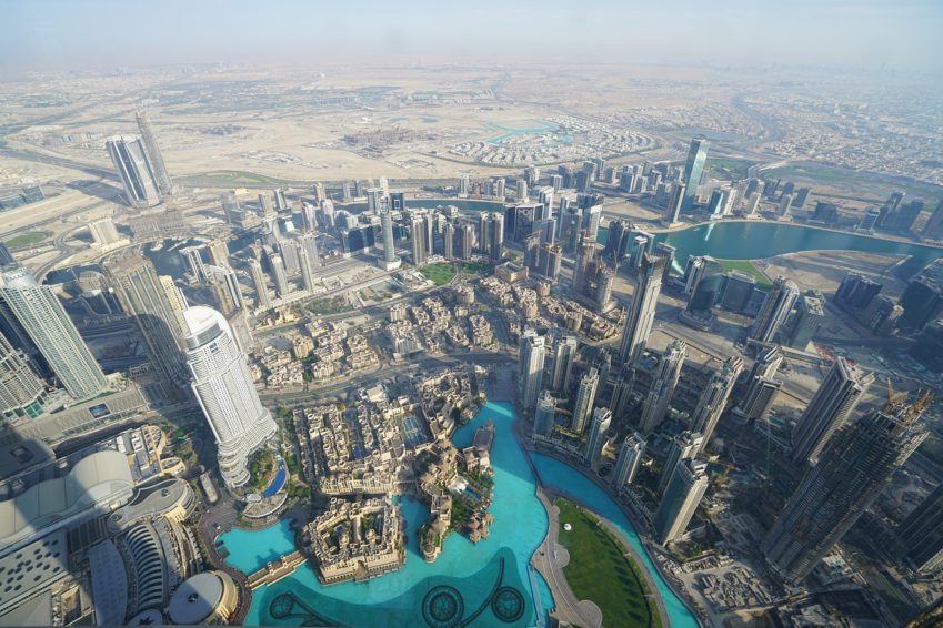 Dubai Burj Khalifa City Modern